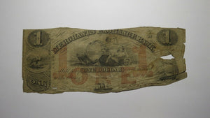$1 1854 Anacostia Washington D.C. Obsolete Currency Bank Note Bill! Merchants