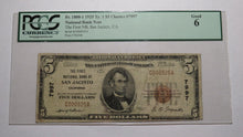 Load image into Gallery viewer, $5 1929 San Jacinto California CA National Currency Bank Note Bill! #7997 PCGS