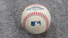 Load image into Gallery viewer, 2020 Kyle Finnegan Washington National Strikeout Game Used Baseball! Santander K