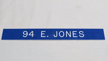 Load image into Gallery viewer, 1995 E. Jones #94 St. Louis Rams Game Used NFL Locker Room Nameplate