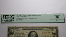 Load image into Gallery viewer, $10 1929 Northfield Minnesota MN National Currency Bank Note Bill #13350 VF30