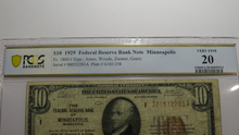Load image into Gallery viewer, $10 1929 Minneapolis Minnesota National Currency Note Federal Reserve Bank Note