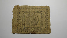 Load image into Gallery viewer, 1776 $1/2 Annapolis Maryland MD Colonial Currency Bank Note Bill RARE ISSUE!
