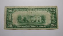 Load image into Gallery viewer, $20 1929 New Albany Indiana IN National Currency Bank Note Bill Charter #775 VF
