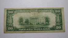 Load image into Gallery viewer, $20 1929 Fairport New York NY National Currency Bank Note Bill Ch. #10869 Fine