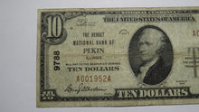 Load image into Gallery viewer, $10 1929 Pekin Illinois IL National Currency Bank Note Bill Charter #9788 FINE+