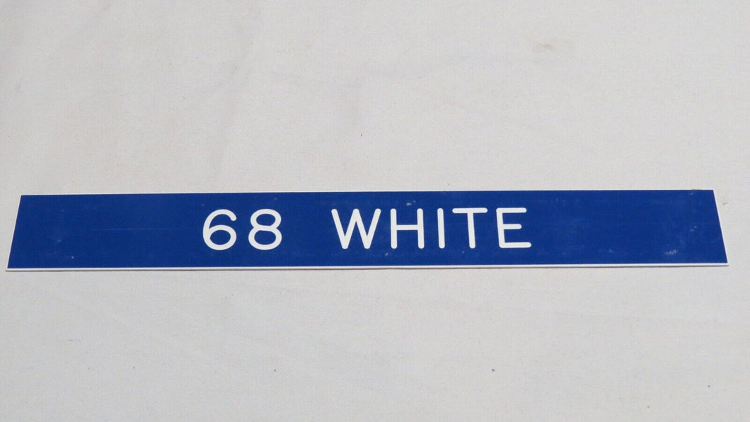 1995 Dwayne White St. Louis Rams Game Used NFL Locker Room Nameplate! Alcorn St.