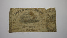 Load image into Gallery viewer, $.50 1862 Raleigh North Carolina Obsolete Currency Bank Note Bill State of NC